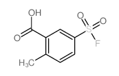5-fluorosulfonyl-2-methyl-benzoic acid结构式