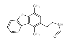 Formamide,N-[2-(1,4-dimethyl-2-dibenzothienyl)ethyl]-结构式
