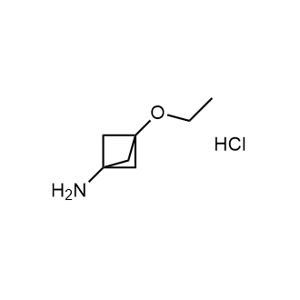 3-乙氧基双环[1.1.1]戊-1-胺盐酸盐结构式