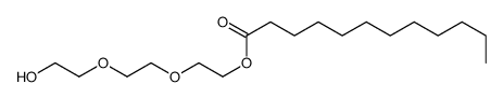 2-[2-(2-hydroxyethoxy)ethoxy]ethyl laurate结构式