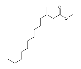 3-Methyltridecanoic acid methyl ester结构式