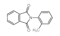 1H-Isoindole-1,3(2H)-dione,2-(2-methylphenyl)-结构式