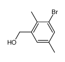 1-bromo-2,5-dimethyl-3-hydroxymethylbenzene结构式
