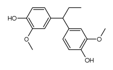 4,4'-propylidenebis[2-methoxyphenol] Structure