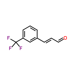 (2E)-3-[3-(Trifluoromethyl)phenyl]acrylaldehyde Structure