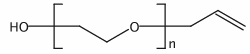烯丙氧基聚氧乙烯醚结构式