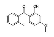 2-hydroxy-4-methoxy-2'-methylbenzophenone结构式