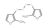二(2-甲基-3-呋喃基)四硫醚结构式