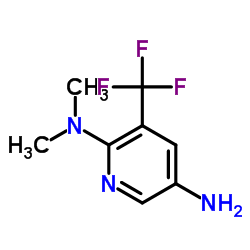 N2,N2-DIMETHYL-3-(TRIFLUOROMETHYL)PYRIDINE-2,5-DIAMINE Structure