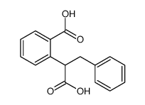 2-(1-Carboxy-2-phenylethyl)benzoic acid Structure