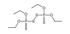 (diethoxyphosphinothioyldisulfanyl)-diethoxy-sulfanylidene-λ5-phosphane Structure