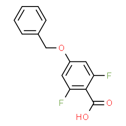 4-Benzyloxy-2,6-difluorobenzoic acid Structure