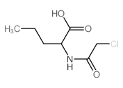 L-Norvaline,N-(chloroacetyl)- (9CI)结构式