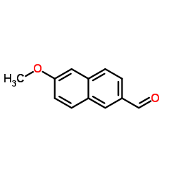 6-甲氧基-2-萘醛结构式