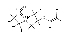 perfluoro-(5-methyl-3,6-dioxa-7-octene)-sulfonyl fluoride结构式
