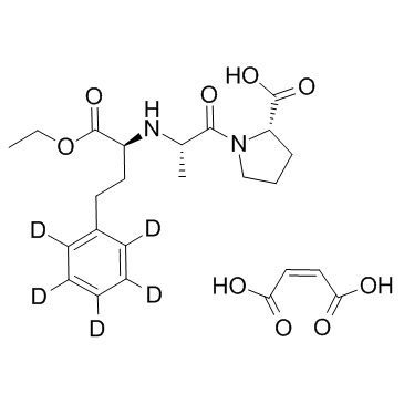 马来酸依那普利-D5结构式