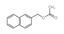 2-(乙酰氧基甲基)萘结构式