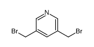 3,5-bis(bromomethyl)pyridine Structure