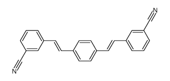 1,4-Bis-[3-cyan-styryl]-benzol结构式