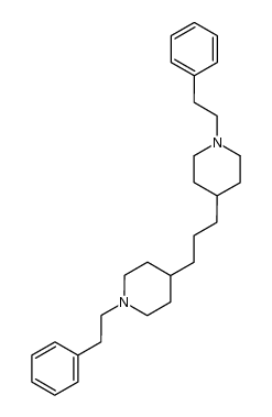 diphenethyl-1,1 trimethylene-4,4' bipiperidine结构式