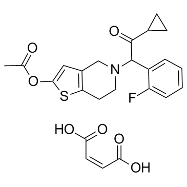 普拉格雷马来酸结构式