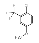 4-氯-3-三氟甲基苯甲醚结构式