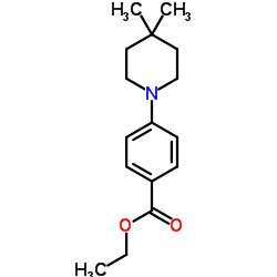 4-(4,4-二甲基哌啶子基)苯甲酸乙酯结构式