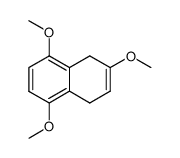 2,5,8-trimethoxy-1,4-dihydro-naphthalene结构式
