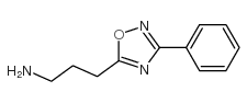 3-苯基-1,2,4-噁二唑-5-丙胺结构式