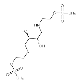 3,14-Dioxa-2,15-dithia-6,11-diazahexadecane-8,9-diol,2,2,15,15-tetraoxide, (8R,9S)-rel- Structure