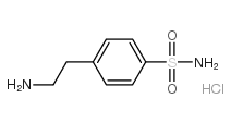 4-(2-氨乙基)-苯磺酰胺盐酸盐结构式