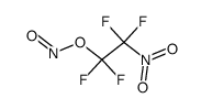 1-Nitro-2-nitritotetrafluoraethan Structure