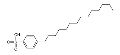 4-tetradecylbenzenesulfonic acid Structure