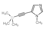 5-[(三甲基硅基)乙炔基])-1-甲基咪唑结构式