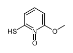 6-methoxy-2-mercaptopyridine-N-oxide Structure