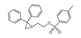 2-(2,2-diphenylcyclopropyl)ethyl 4-methylbenzenesulfonate Structure