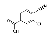 6-CHLORO-5-CYANOPICOLINIC ACID Structure