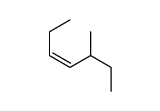 (E)-5-methylhept-3-ene结构式