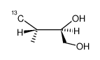(2R,3S)-3-methylbutane-1,2-diol-4-13C结构式