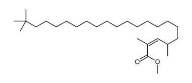 Methyl (2E)-2,4,21,21-tetramethyl-2-docosenoate Structure
