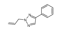 2-allyl-4-phenyl-2H-1,2,3-triazole结构式