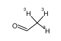 acetaldehyde-2,2,2-t3 Structure