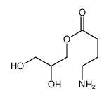 2,3-dihydroxypropyl 4-aminobutanoate结构式