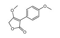3-methoxy-4-(4-methoxyphenyl)-2H-furan-5-one结构式