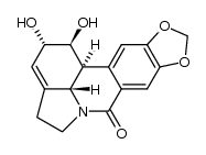 (1S,2S,3a(1)S,12bS)-1,2-dihydroxy-3a(1),4,5,12b-tetrahydro-1H-[1,3]dioxolo[4,5-j]pyrrolo[3,2,1-de]phenanthridin-7(2H)-one Structure