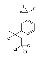 2-(2,2,2-trichloroethyl)-2-[3-(trifluoromethyl)phenyl]oxirane结构式