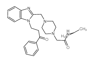 2-[4-[[1-(3-oxo-3-phenylpropyl)benzimidazol-2-yl]methyl]piperazin-1-yl]-N-propan-2-ylacetamide Structure