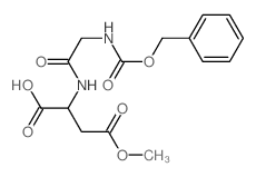 L-Aspartic acid,N-[N-[(phenylmethoxy)carbonyl]glycyl]-, 4-methyl ester (9CI)结构式