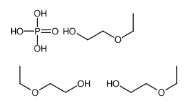 Phosphoric acid tris(2-ethoxyethyl) ester structure