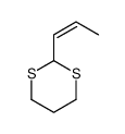 2-prop-1-enyl-1,3-dithiane结构式